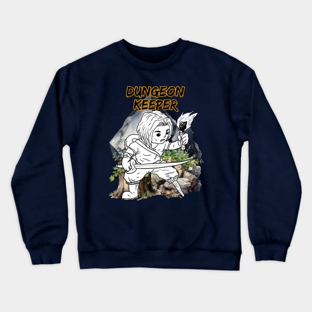 Dungeon Keeper Raider thief DnD fantasy character Crewneck Sweatshirt by Moonwing